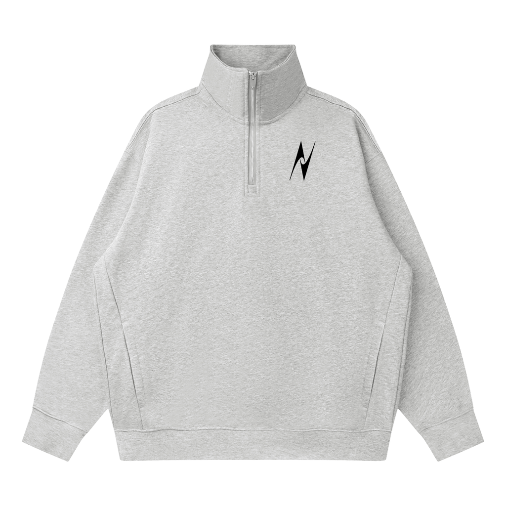 Quarter-Zip Drop Shoulder Sweatshirt
