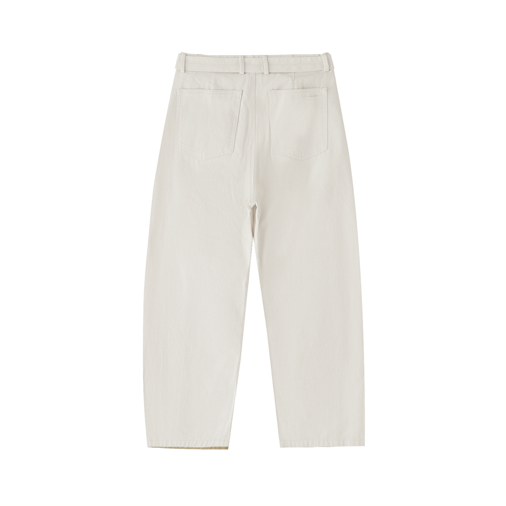 Barrel-leg Chino Pants