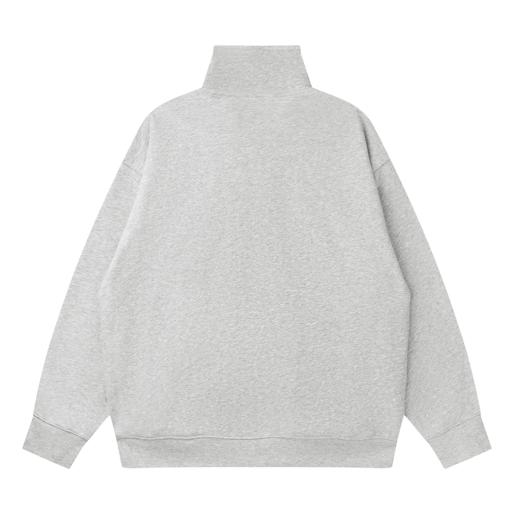 Quarter-Zip Drop Shoulder Sweatshirt