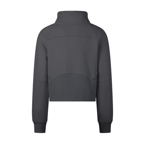 Cropped Half-Zip Sweatshirt