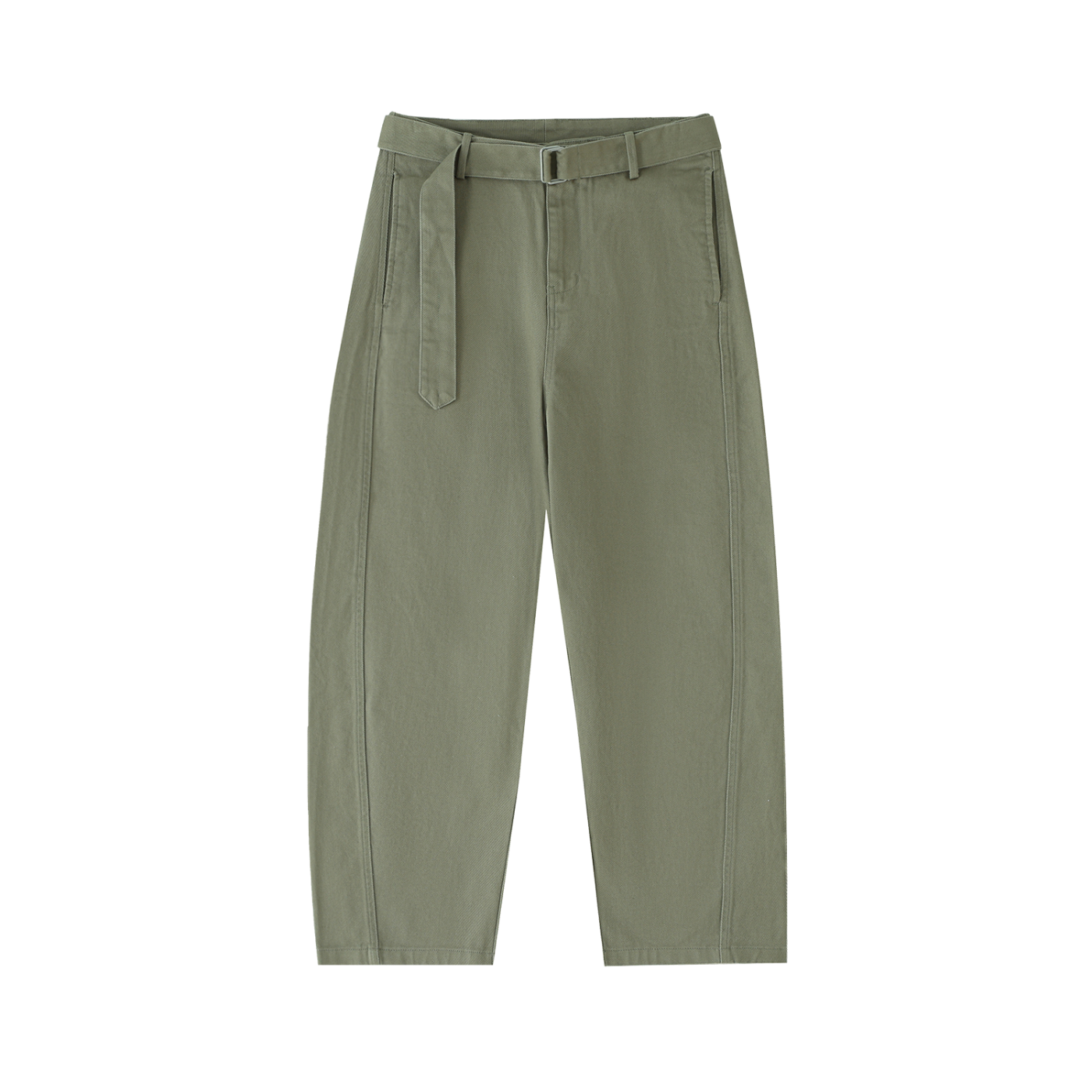 Barrel-leg Chino Pants