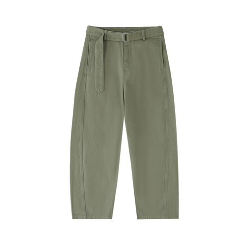 Barrel-leg Chino Pants