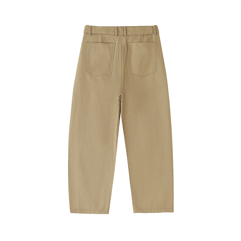 Barrel-leg Chino Pants
